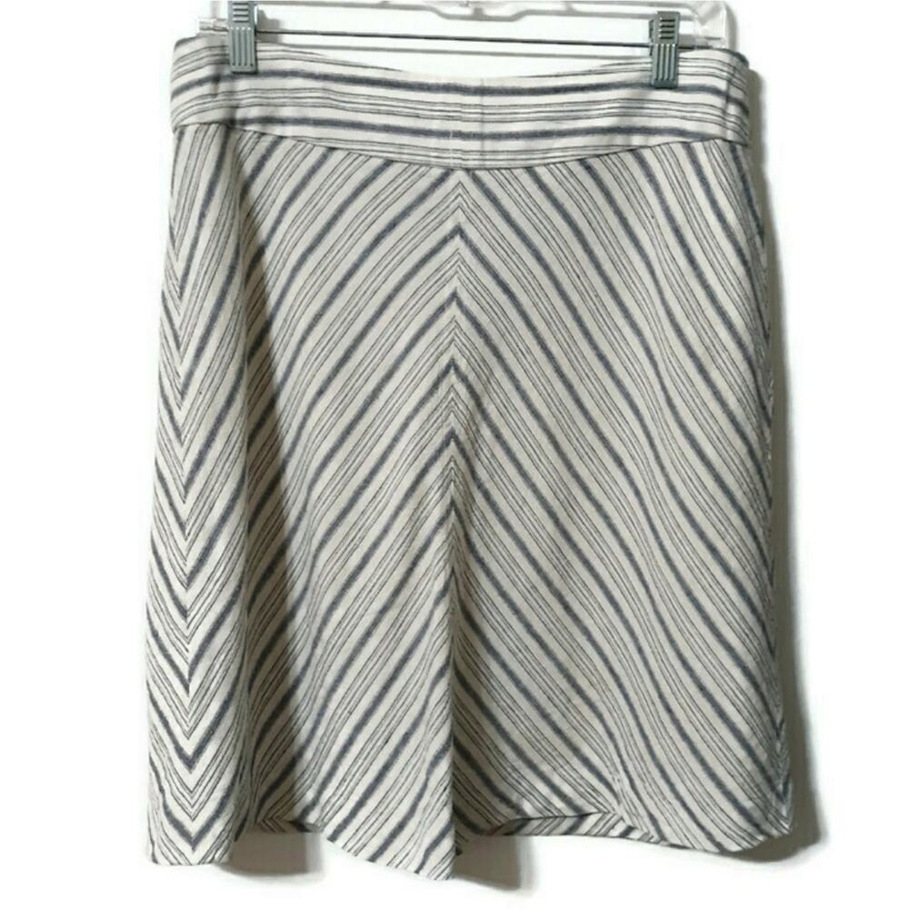 British Khaki linen blend skirt sz S fully lined